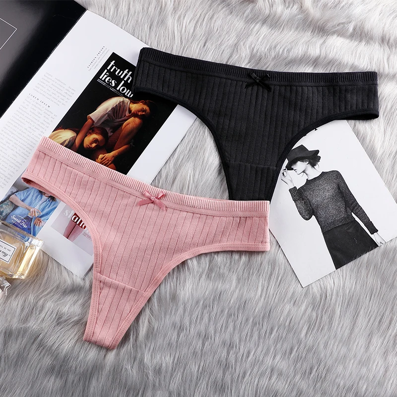 BANNIROU 1Pcs Low-Rise Cotton Thongs For Women Solid Bow Soft Breathable Female Underwear Panties T-back Young Ladies Intimates
BANNIROU 1Pcs Low-Rise Cotton Thongs For Women Solid Bow Soft Breathable Female Underwear Panties T-back Young Ladies Intimates