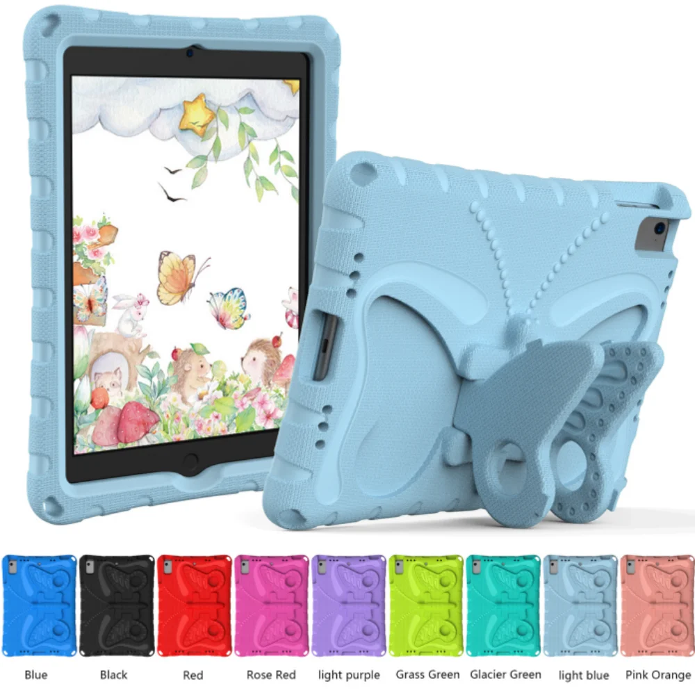 Детский милый чехол из ЭВА для iPad 9,7, 6, 5-й Pro, 9,7 дюйма, мультяшная 3D-подставка, детский противоударный чехол для планшета с бабочкой для iPad Air 2 1
Детский милый чехол из ЭВА для iPad 9,7, 6, 5-й Pro, 9,7 дюйма, мультяшная 3D-подставка, детский противоударный чехол для планшета с бабочкой для iPad Air 2 1