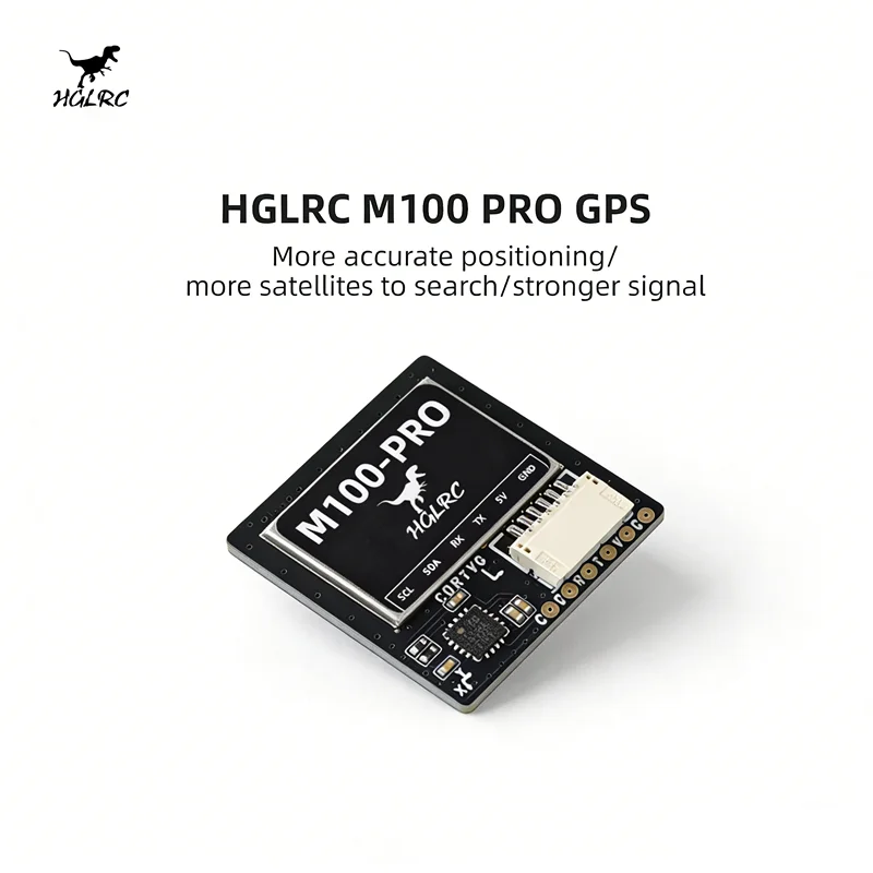 HGLRC M100 PRO 21x21mm GPS Module with Compass
HGLRC M100 PRO 21x21mm GPS Module with Compass