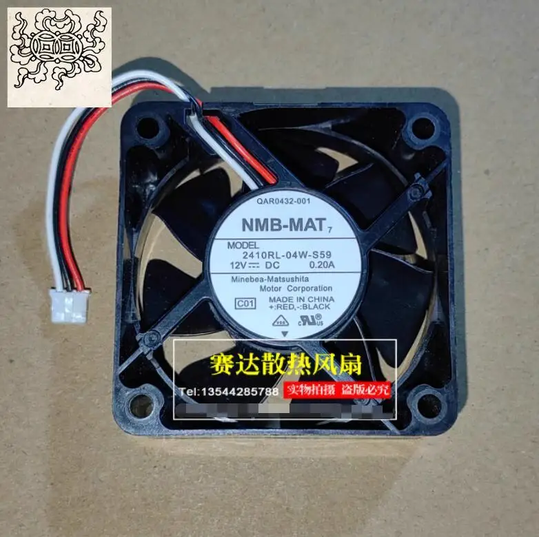 Ltsf For NMB 2410RL-04W-S59 DC 12V 0.20A 60x60x25mm 3-Wire Server Cooling Fan
Ltsf For NMB 2410RL-04W-S59 DC 12V 0.20A 60x60x25mm 3-Wire Server Cooling Fan