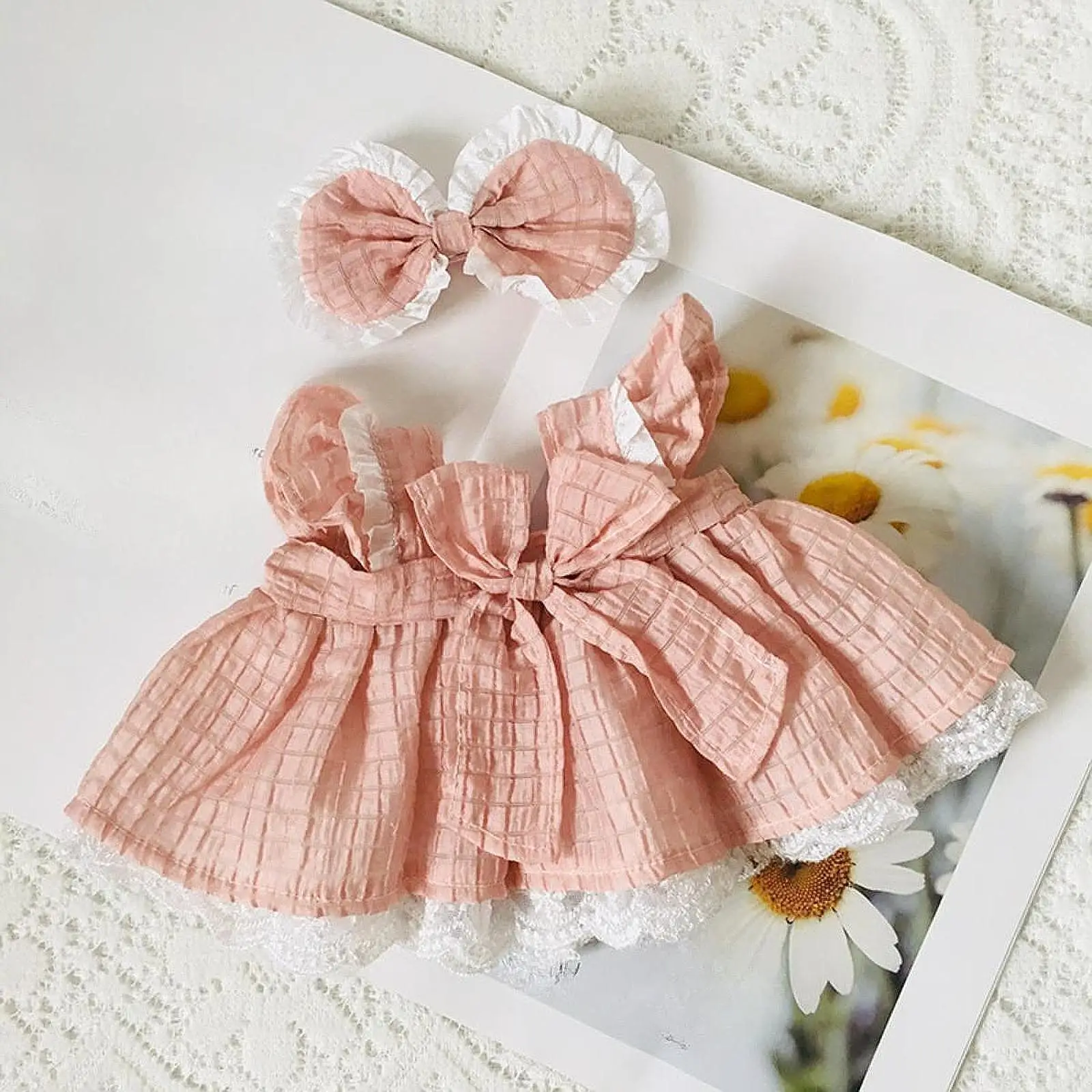 Plush Doll Clothes for 37cm Doll Dress with Hairpin Soft Stylish Costumes Plush Doll Dress up Cute Stuffed Animals Clothes
Plush Doll Clothes for 37cm Doll Dress with Hairpin Soft Stylish Costumes Plush Doll Dress up Cute Stuffed Animals Clothes