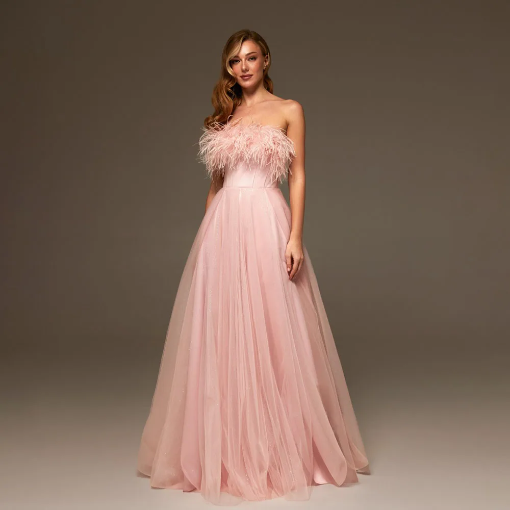 Fashion Boat Collar Chiffon A-line Formal Party Dress Lace up Long Evening Prom Club Gown with Feathers vestidos de festa
Fashion Boat Collar Chiffon A-line Formal Party Dress Lace up Long Evening Prom Club Gown with Feathers vestidos de festa
