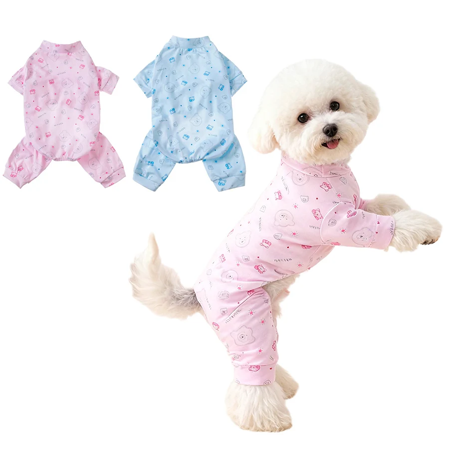 Dog Cat Soft Pajamas Jumpsuit Bears Design Puppy Sleepwear Nightshirt Clothes Pure Cotton Pet Apparel
Dog Cat Soft Pajamas Jumpsuit Bears Design Puppy Sleepwear Nightshirt Clothes Pure Cotton Pet Apparel