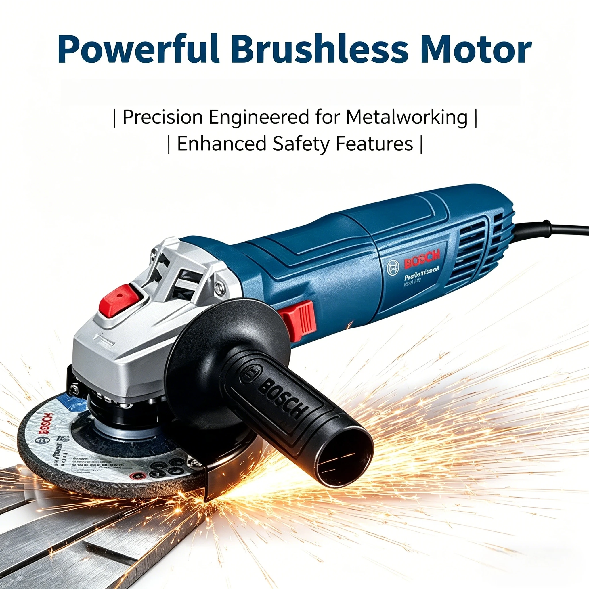 Bosch GWS 800 Angle Grinder 800W 11000RPM 100mm Corded Electric Grinder for Metal Stone
Bosch GWS 800 Angle Grinder 800W 11000RPM 100mm Corded Electric Grinder for Metal Stone