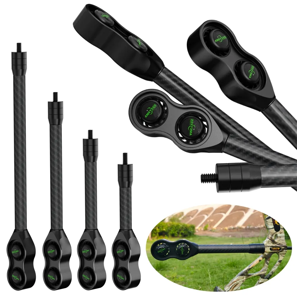 Archery Bow Damper 8/10/12/15 Inch Carbon Stabilizer Compound Bow Shock Absorption Balance Bar for Shooting Targeting Hunting
Archery Bow Damper 8/10/12/15 Inch Carbon Stabilizer Compound Bow Shock Absorption Balance Bar for Shooting Targeting Hunting