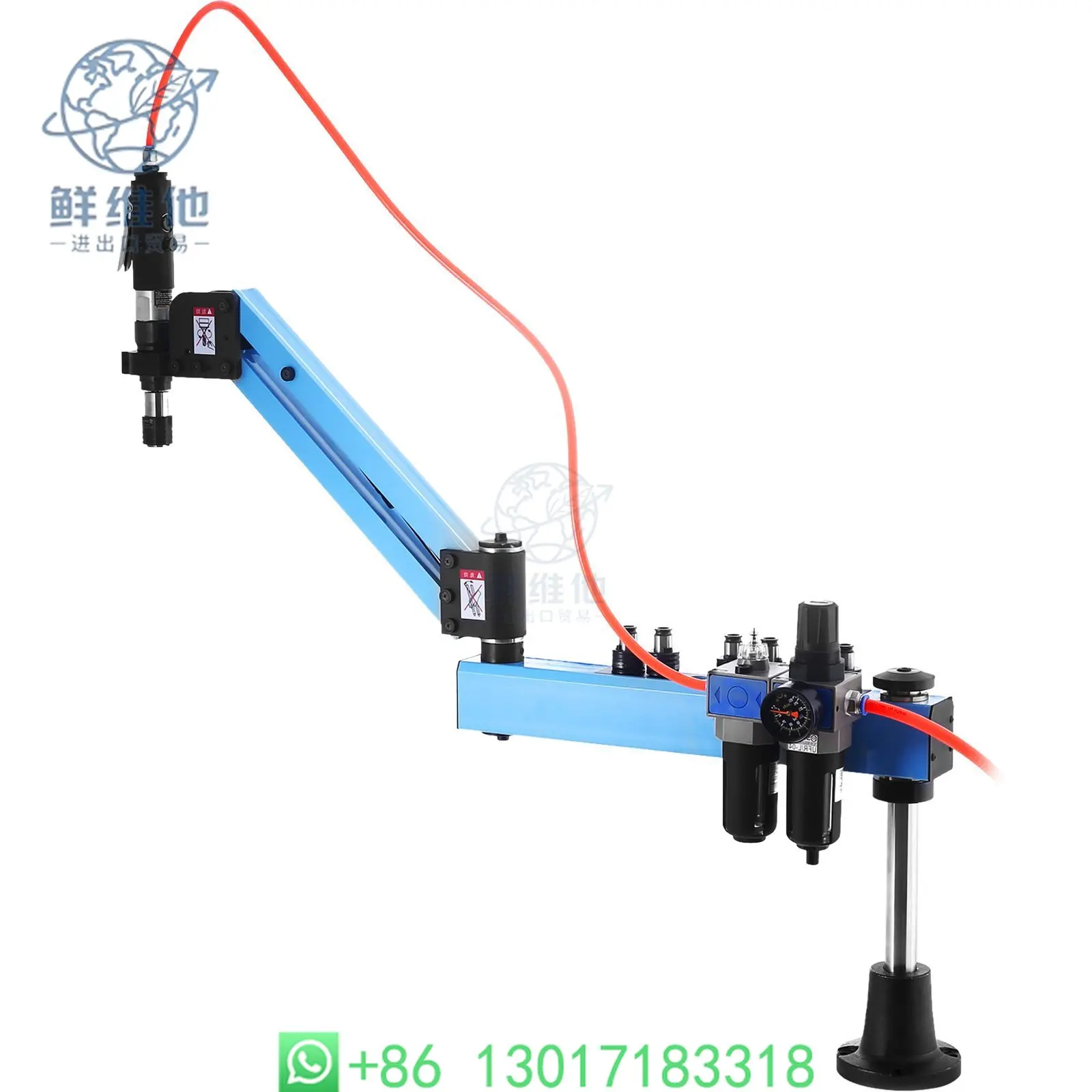 M3-M12 Pneumatic Tapping Machine Industrial Air Tap Threader Tool High Torque Reversible Tapper for Metal Drilling
M3-M12 Pneumatic Tapping Machine Industrial Air Tap Threader Tool High Torque Reversible Tapper for Metal Drilling