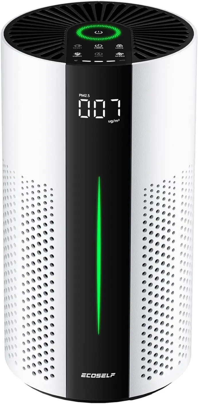 Large Room Air Purifier up to 1800 Ft² with HEPA Filter, Auto Mode for Smoke Pollen Pet Dander
Large Room Air Purifier up to 1800 Ft² with HEPA Filter, Auto Mode for Smoke Pollen Pet Dander