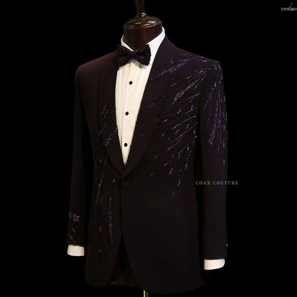 Men's 2025 Diamond-Decorated Formal Suit Set for The Collar Wedding Suits for Men Man Suit
Men's 2025 Diamond-Decorated Formal Suit Set for The Collar Wedding Suits for Men Man Suit