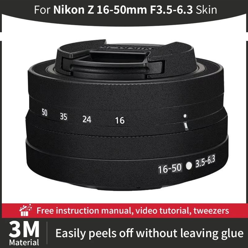 Для Nikon Z 16-50 мм F3.5-6.3 кожух объектива камеры Nikon 16 50 мм наклейка на кожу против царапин наклейка на объектив камеры защитная пленка
Для Nikon Z 16-50 мм F3.5-6.3 кожух объектива камеры Nikon 16 50 мм наклейка на кожу против царапин наклейка на объектив камеры защитная пленка