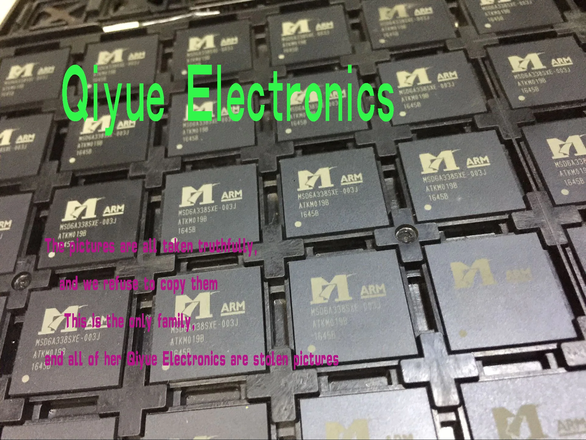 MSD6A338SXE-003J Brand new original chips can be purchased directly for 1PCS
MSD6A338SXE-003J Brand new original chips can be purchased directly for 1PCS