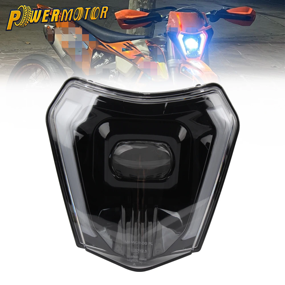 Motocross LED Headlamp High Low Beam DRL For KTM XCW EXC EXCF 250 300 350 450 500 2014-2020 2021 2022 2023 Dirt Bike Modified
Motocross LED Headlamp High Low Beam DRL For KTM XCW EXC EXCF 250 300 350 450 500 2014-2020 2021 2022 2023 Dirt Bike Modified