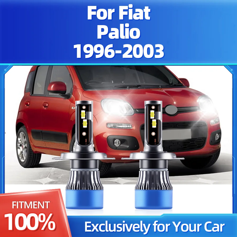 2Pcs LED Headlight Turbo Light Lamps Plug-N-Play Hi/Lo Beam 6000K For Fiat Palio 1996 1997 1998 1999 2000 2001 2002 2003
2Pcs LED Headlight Turbo Light Lamps Plug-N-Play Hi/Lo Beam 6000K For Fiat Palio 1996 1997 1998 1999 2000 2001 2002 2003