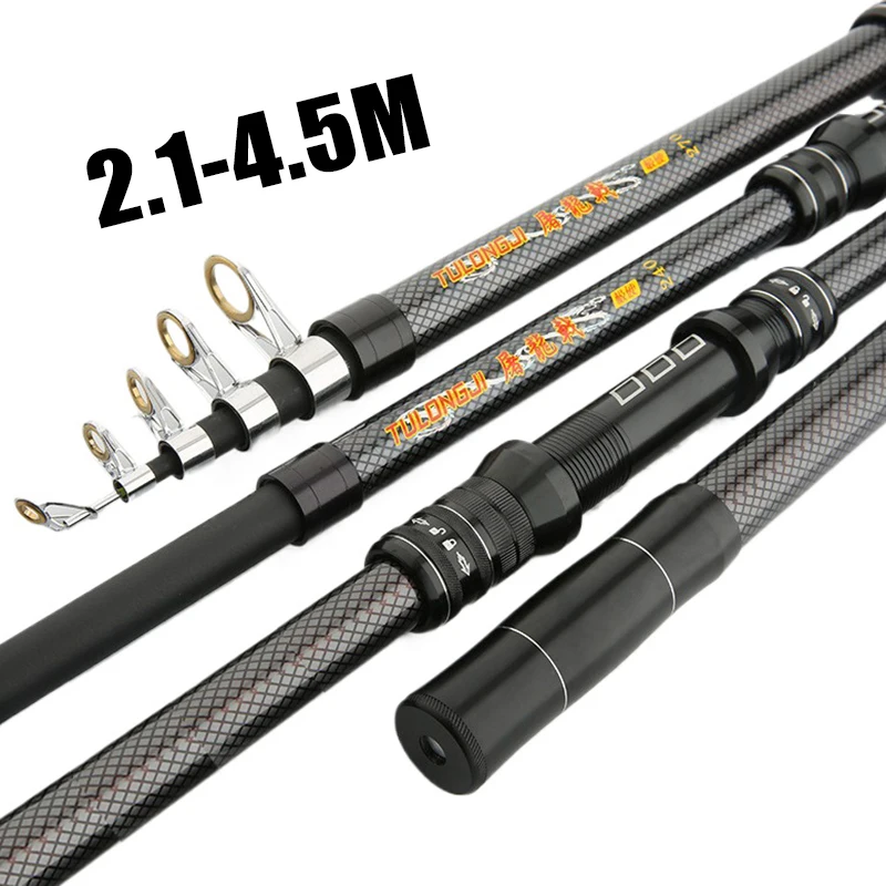2.1m 2.7m 3.6m 3.9m 4.5m Surfcasting Carbon Baitcasting Rod Telescopic Fishing Rod Travel Surf Spinning Long Throwing Rod
2.1m 2.7m 3.6m 3.9m 4.5m Surfcasting Carbon Baitcasting Rod Telescopic Fishing Rod Travel Surf Spinning Long Throwing Rod