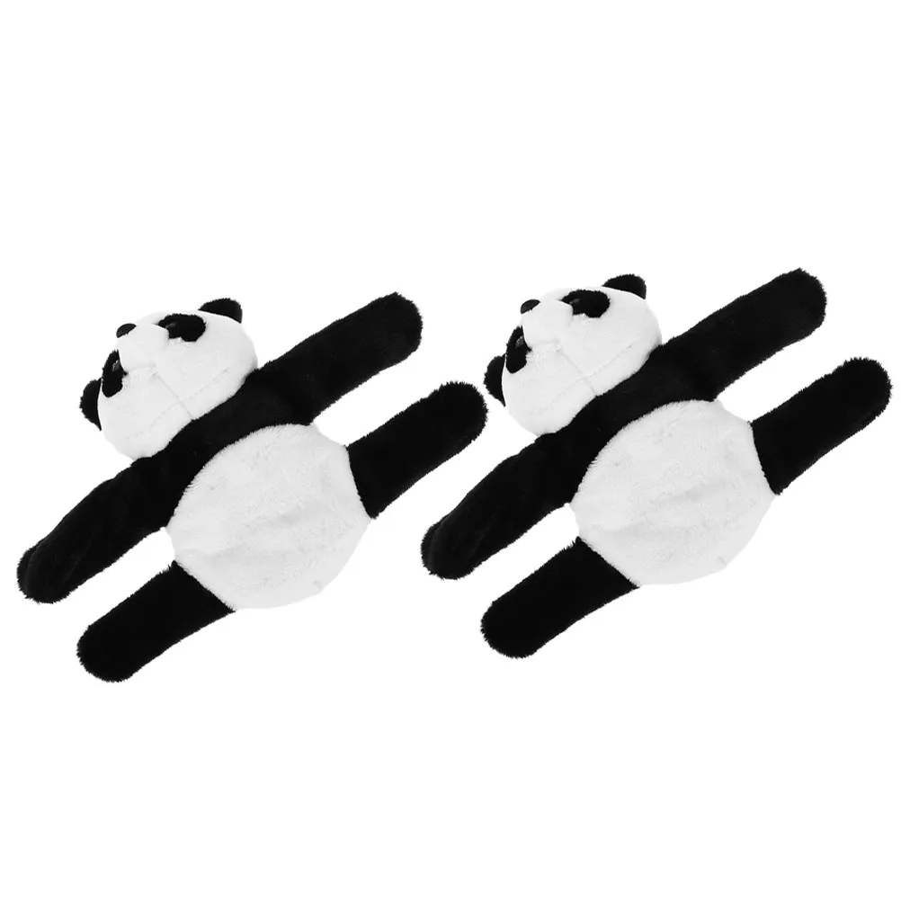 2Pcs Stuffed Panda Slap Bracelet Soft Comfortable Wrist Band Cute Animal Party Favor Decorative Bracelet Slap Band for Kids
2Pcs Stuffed Panda Slap Bracelet Soft Comfortable Wrist Band Cute Animal Party Favor Decorative Bracelet Slap Band for Kids