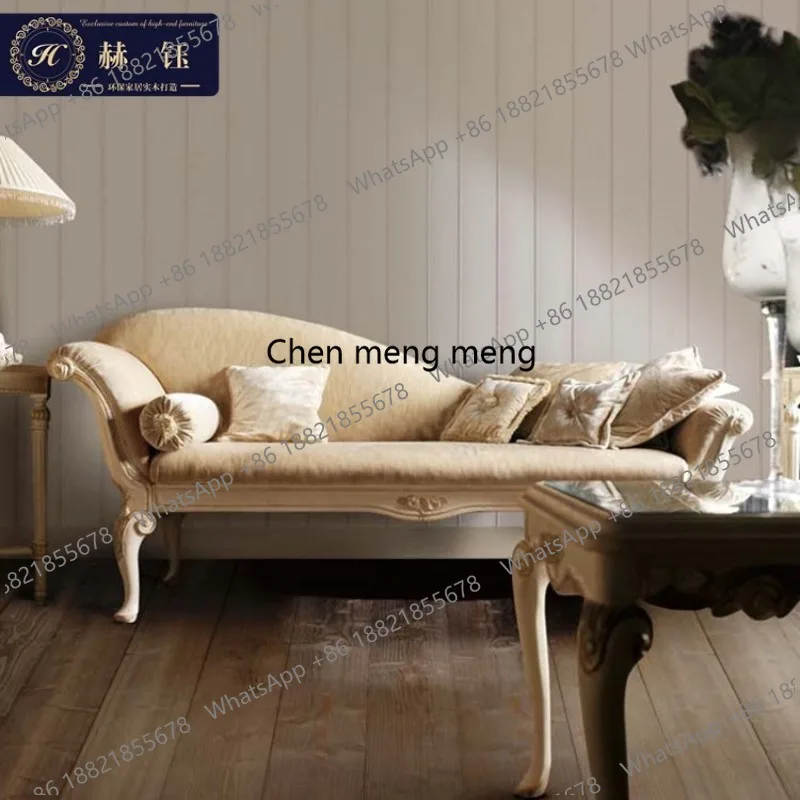 High-end custom concubine chair French retro neoclassical concubine couch American recliner sofa
High-end custom concubine chair French retro neoclassical concubine couch American recliner sofa