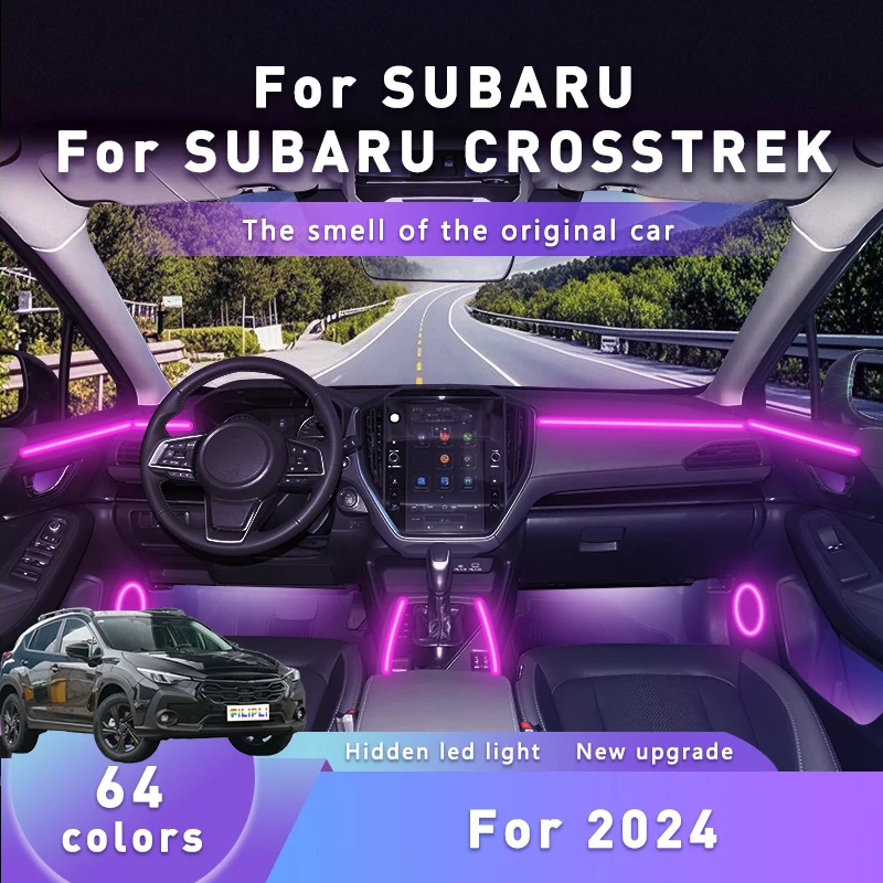 FILIPLI For The SUBARU CROSSTREK For 2019 Multi Color RGB Car Ambient Light Strip Waterproof Car Interior Light Easy To Install
FILIPLI For The SUBARU CROSSTREK For 2019 Multi Color RGB Car Ambient Light Strip Waterproof Car Interior Light Easy To Install