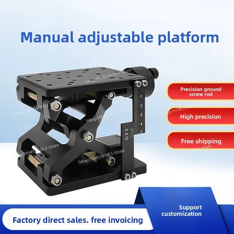 Z-axis manual lifting table Shear type large stroke large load lifting platform Optical experiment Precision fine-tuning
Z-axis manual lifting table Shear type large stroke large load lifting platform Optical experiment Precision fine-tuning