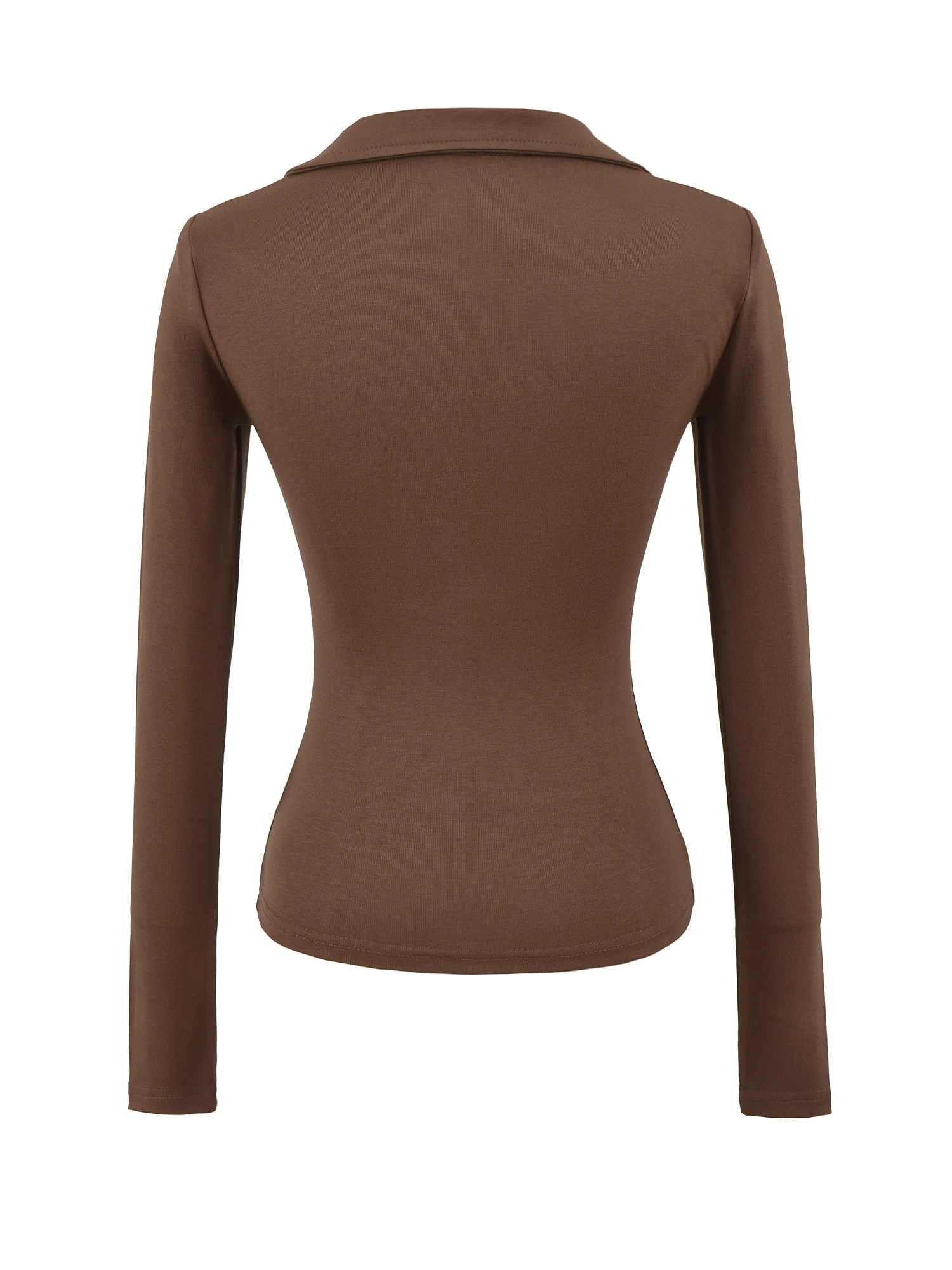 Сексуальная американская футболка с длинным светом, женская приталенная модная универсальная талия, цветной топ с блузным воротником
Сексуальная американская футболка с длинным светом, женская приталенная модная универсальная талия, цветной топ с блузным воротником