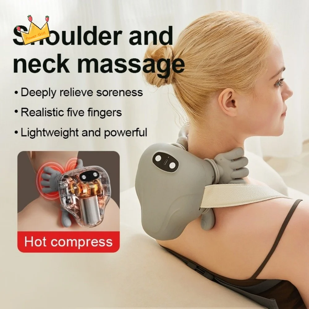 Bionic Finger Neck Shoulder Massager Portable Deep Tissue Bionic Finger Massager USB Rechargeable Imitates Human Hand
Bionic Finger Neck Shoulder Massager Portable Deep Tissue Bionic Finger Massager USB Rechargeable Imitates Human Hand