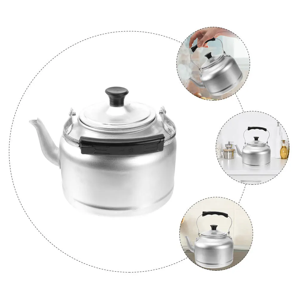 Reusable Aluminum Coffee Kettle Large Capacity Tea Pot with Comfortable Handle for Home Kitchen Tea Kettle Household Teakettle 
Reusable Aluminum Coffee Kettle Large Capacity Tea Pot with Comfortable Handle for Home Kitchen Tea Kettle Household Teakettle