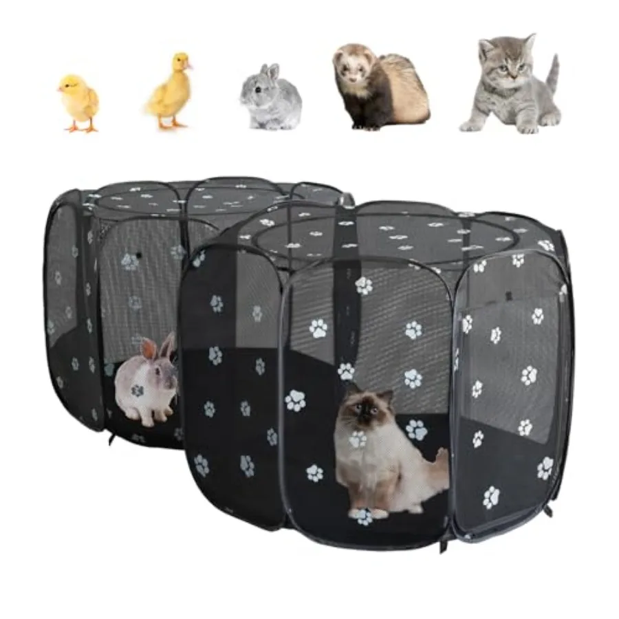 Small Animals Playpen Pop up Small Pet Cage Enclosure Hutch Tent Chick Run Brooder Box Coop Foldable Kennel for Kitten Ferret P
Small Animals Playpen Pop up Small Pet Cage Enclosure Hutch Tent Chick Run Brooder Box Coop Foldable Kennel for Kitten Ferret P