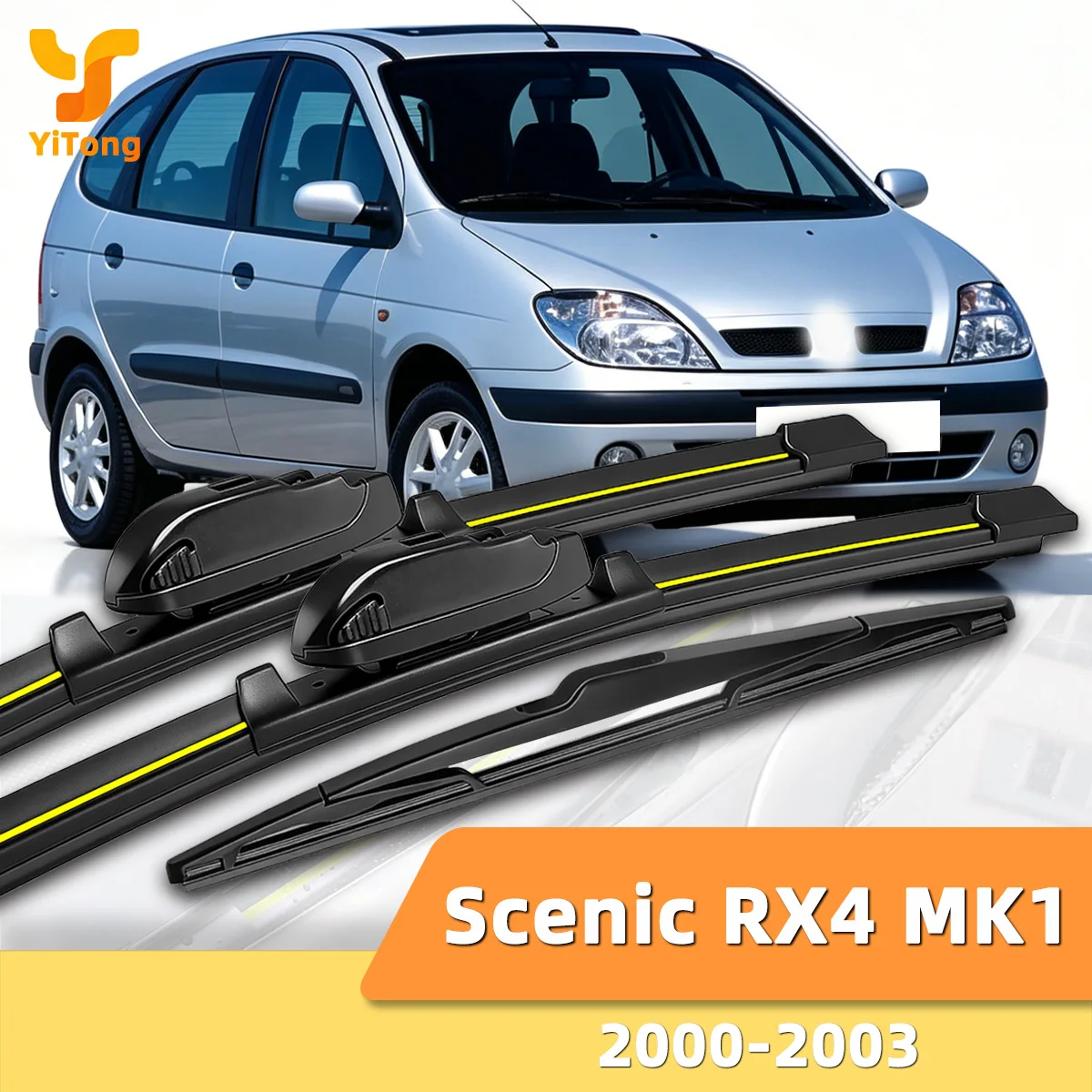 Yitong Suitable For Renault Scenic RX4 MK1 2000-2003 Front And Rear Windshield Wipers Durable Accessories For Windshields 2002
Yitong Suitable For Renault Scenic RX4 MK1 2000-2003 Front And Rear Windshield Wipers Durable Accessories For Windshields 2002