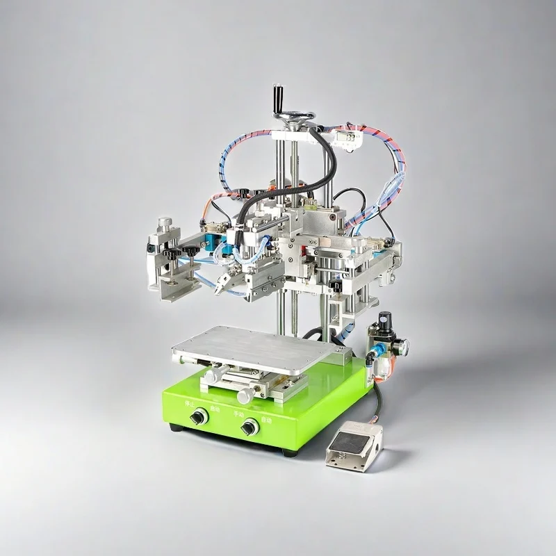 D709 Полуавтоматическая машина для трафаретной печати Пневматический одноцветный принтер для ткани, пластика, стекла, металла
D709 Полуавтоматическая машина для трафаретной печати Пневматический одноцветный принтер для ткани, пластика, стекла, металла