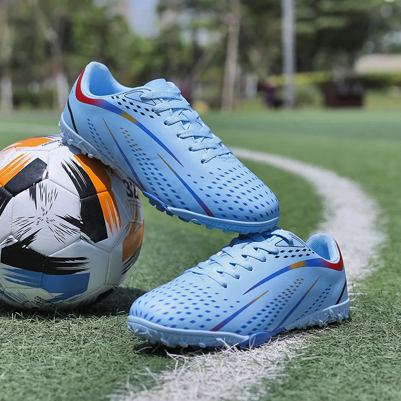 Professional Turf Soccer Shoes Men Cleats Non-Slip Training Football Shoes Boy Artificial Grass Breathable Athletic Soccer Shoes
Professional Turf Soccer Shoes Men Cleats Non-Slip Training Football Shoes Boy Artificial Grass Breathable Athletic Soccer Shoes