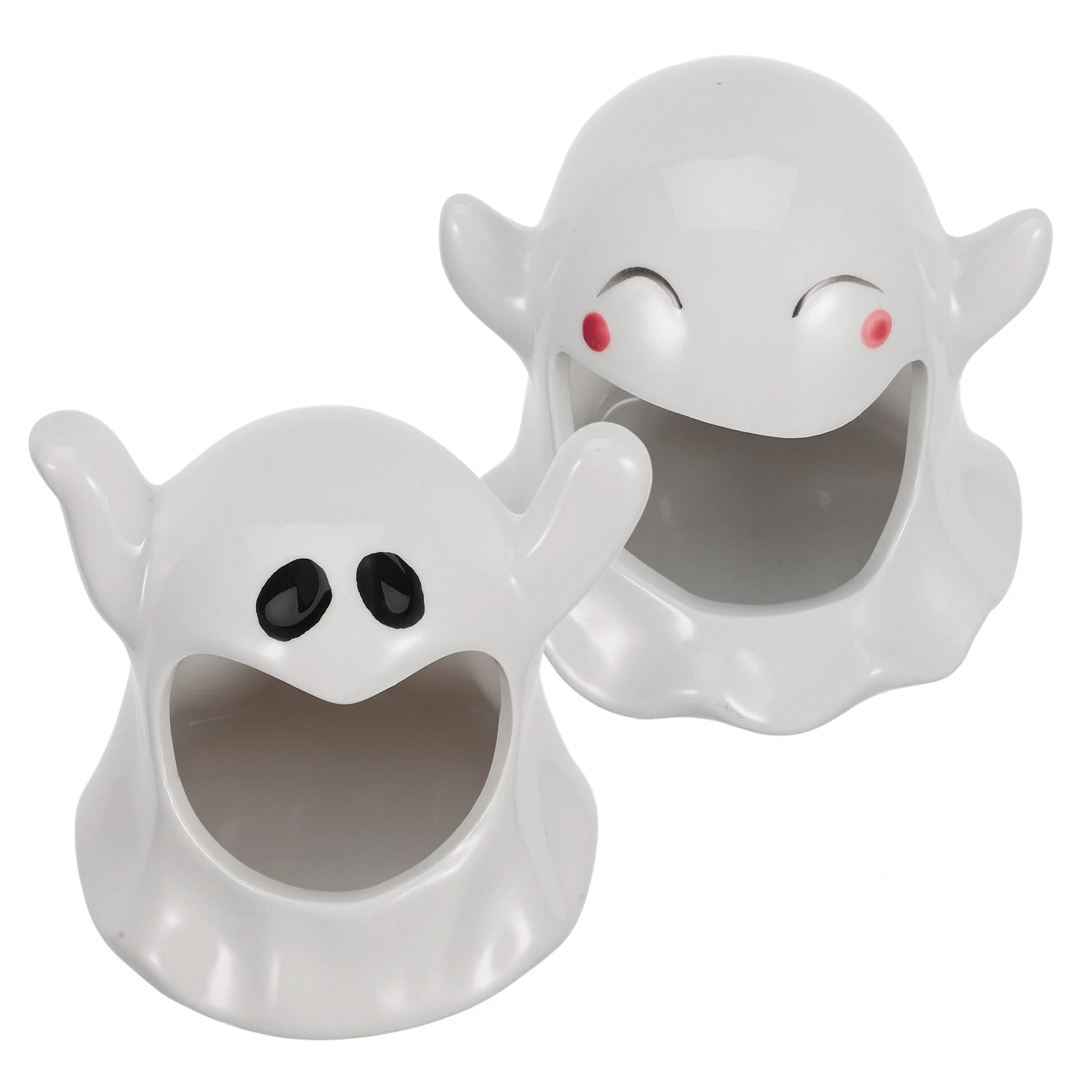 2Pcs Ceramic Ghost Holder Ghost Shaped Tealight Holder Halloween Home Decoration Halloween Gift
2Pcs Ceramic Ghost Holder Ghost Shaped Tealight Holder Halloween Home Decoration Halloween Gift