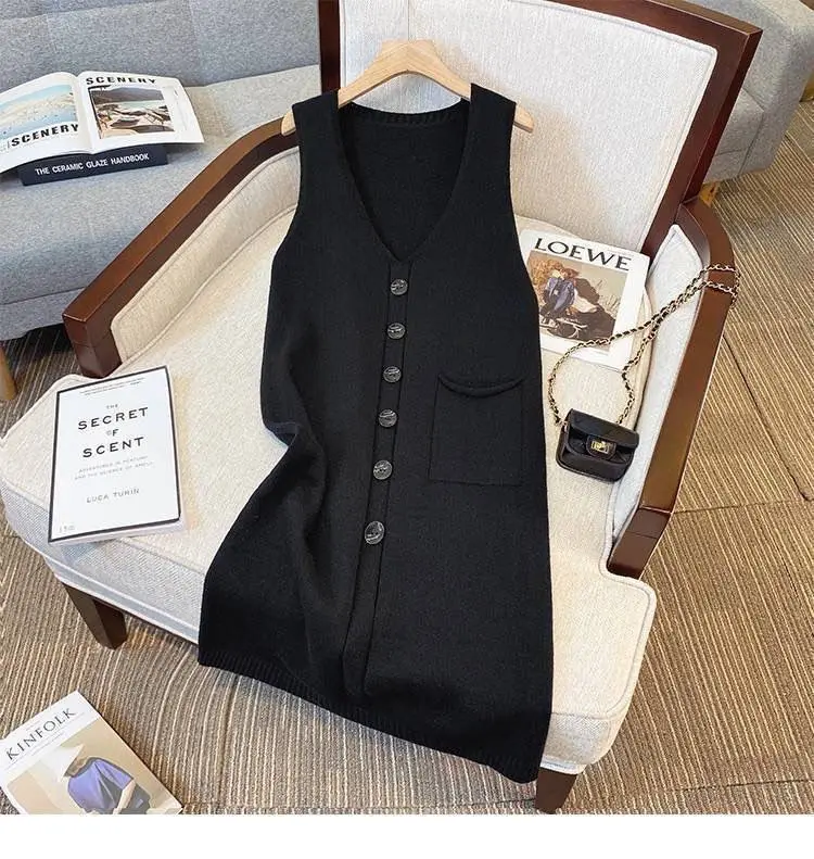 Вязаные платья без рукавов для женщин: летние, осенние, с меховой отделкой, универсальные трикотажные изделия из модала с контрастными вставками, коллекция 2025
Вязаные платья без рукавов для женщин: летние, осенние, с меховой отделкой, универсальные трикотажные изделия из модала с контрастными вставками, коллекция 2025