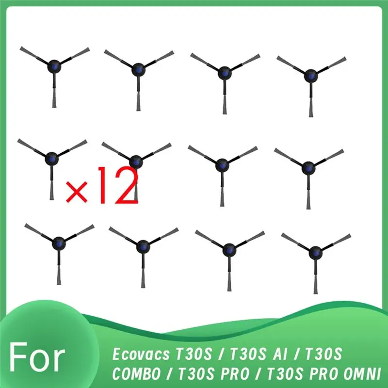 AEE2-12 Pcs Side Brush For Ecovacs T30S / T30S AI / T30S COMBO / T30S PRO / T30S PRO OMNI Robot Vacuum
AEE2-12 Pcs Side Brush For Ecovacs T30S / T30S AI / T30S COMBO / T30S PRO / T30S PRO OMNI Robot Vacuum