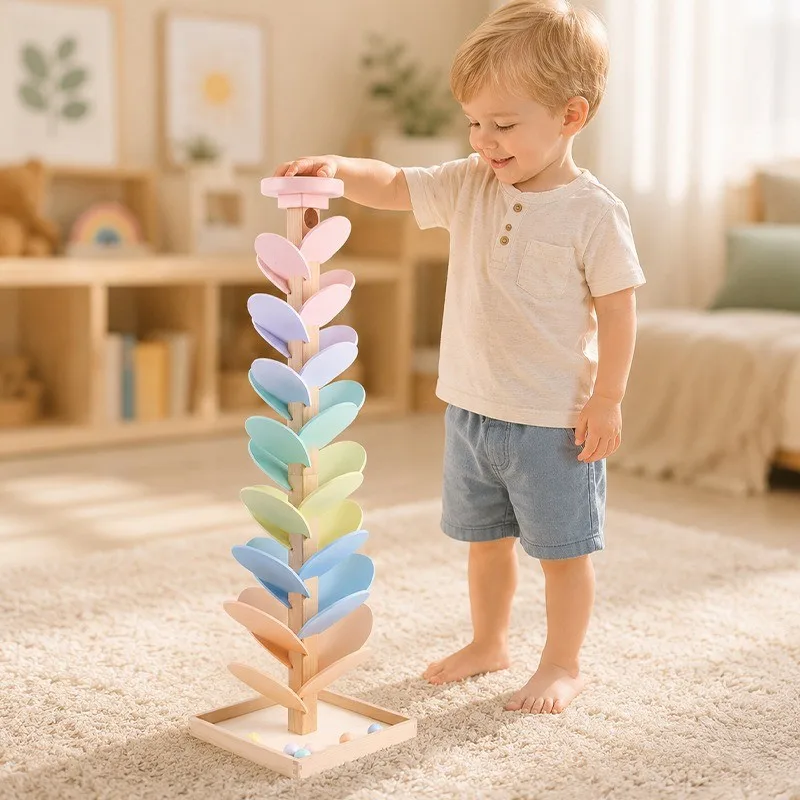 Rainbow Music Tree Color Disassembly Ball Track Tree Game Color Cognition Early Education Fun Assembly Wooden Toys
Rainbow Music Tree Color Disassembly Ball Track Tree Game Color Cognition Early Education Fun Assembly Wooden Toys
