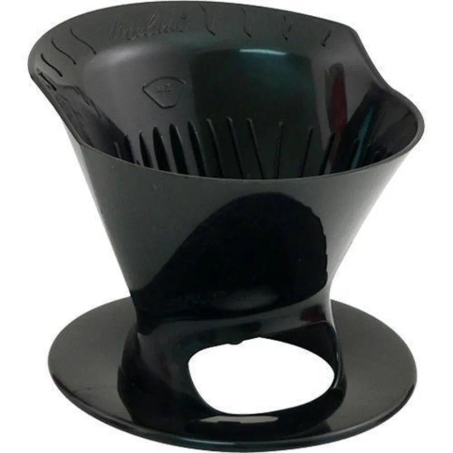 64007 1 Cup Black Pour-Over Coffee Brew Cone
64007 1 Cup Black Pour-Over Coffee Brew Cone