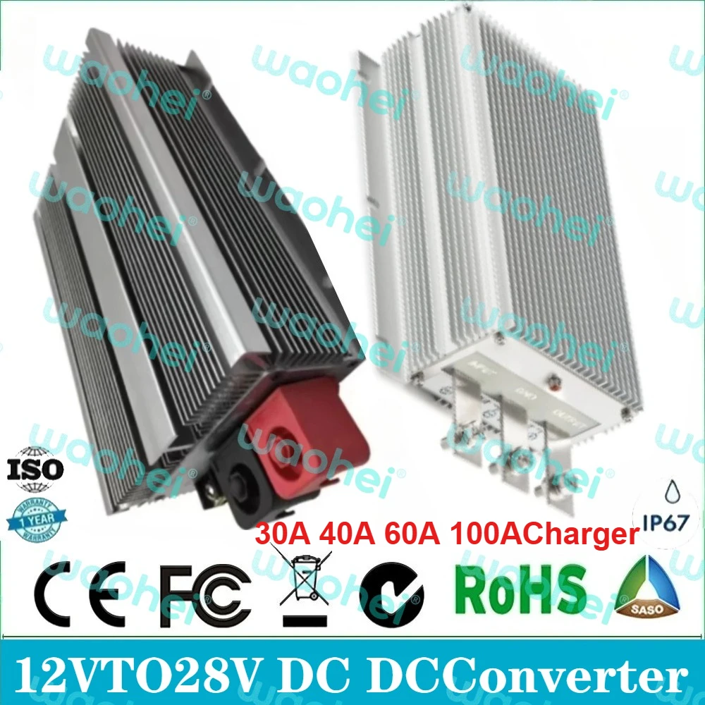 12V TO 28V 30A -100A DC DC Step Up Boost Power Converter 28V Voltage Charger Stabilizer Regulator Supply Module for Car CE ROHS
12V TO 28V 30A -100A DC DC Step Up Boost Power Converter 28V Voltage Charger Stabilizer Regulator Supply Module for Car CE ROHS