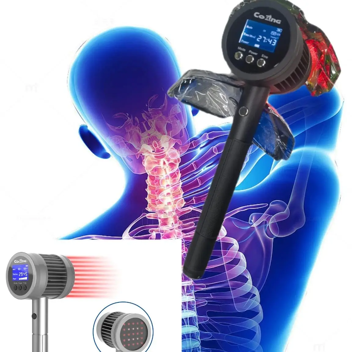 COZING Professional Pain Relief Physiotherapy Cold Laser Therapy Device for Pet Dog Cat Wound Injuries 650nm 808nm Home Handheld
COZING Professional Pain Relief Physiotherapy Cold Laser Therapy Device for Pet Dog Cat Wound Injuries 650nm 808nm Home Handheld