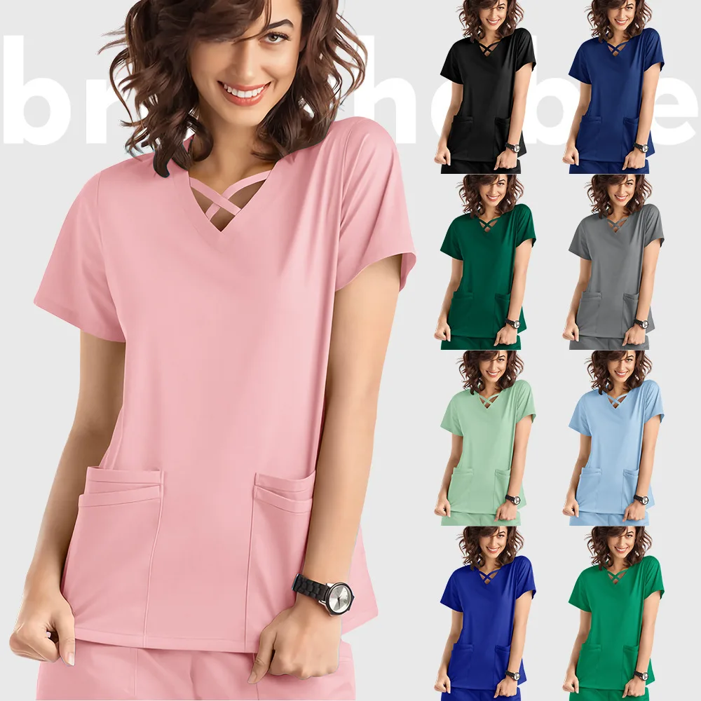 Hospital Uniform Women Medical Scrubs Supplier Pattern Brand Shirt Doctor Designer Uniforms Dental Clinic Beauty Spa Workwear
Hospital Uniform Women Medical Scrubs Supplier Pattern Brand Shirt Doctor Designer Uniforms Dental Clinic Beauty Spa Workwear