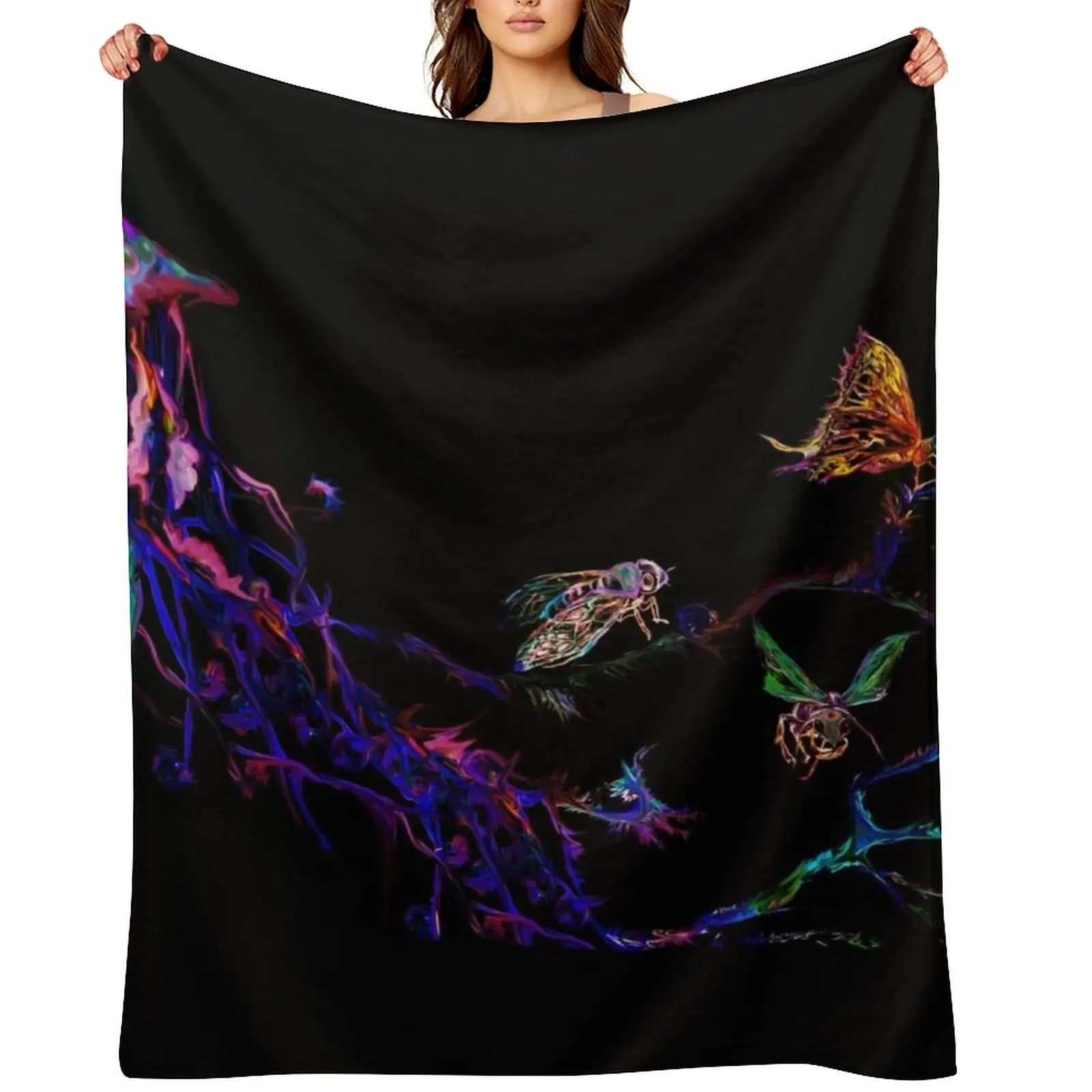 Jellyfish and insects Throw Blanket Decorative Throw Baby Hair Furrys Blankets
Jellyfish and insects Throw Blanket Decorative Throw Baby Hair Furrys Blankets