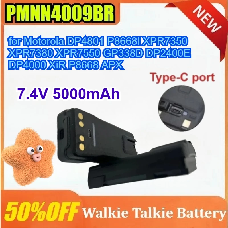 5000mAh PMNN4009BR Battery for Motorola DP4801 P8668I XPR7350 XPR7380 XPR7550 GP338D DP2400E DP4000 XiR P8668 APX Two Way Radios
5000mAh PMNN4009BR Battery for Motorola DP4801 P8668I XPR7350 XPR7380 XPR7550 GP338D DP2400E DP4000 XiR P8668 APX Two Way Radios