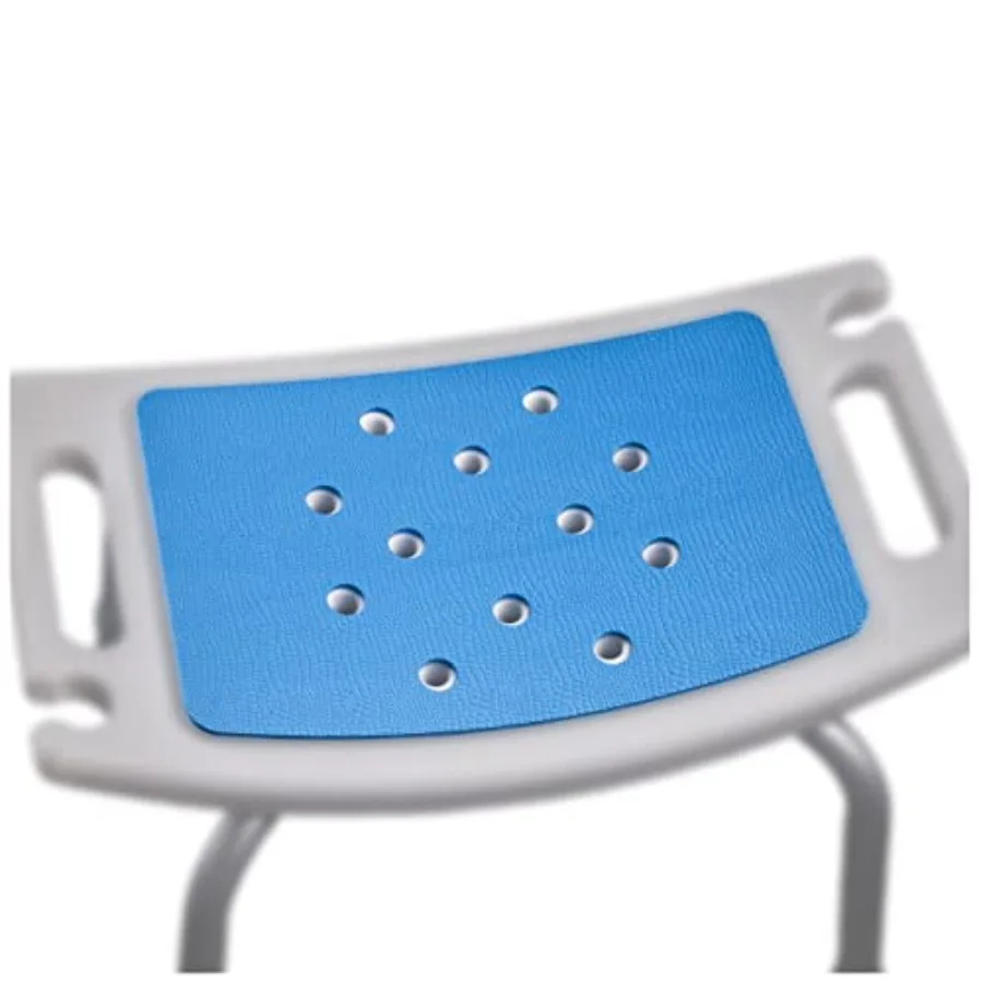 Non Slip Mat for Shower Stool, Shower Chair Pad with Adhesive Backing, Waterproof Quick Dry Cushion Anti Skid Uneven Patterns,
Non Slip Mat for Shower Stool, Shower Chair Pad with Adhesive Backing, Waterproof Quick Dry Cushion Anti Skid Uneven Patterns,