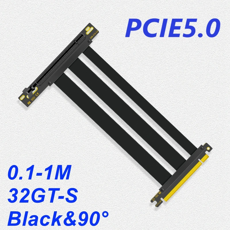 Высокоскоростной кабель PCI Express 16x Riser Гибкий удлинительный порт Адаптер PCIe 5.0 X16 Riser Card для установки графического процессора майнинга
Высокоскоростной кабель PCI Express 16x Riser Гибкий удлинительный порт Адаптер PCIe 5.0 X16 Riser Card для установки графического процессора майнинга