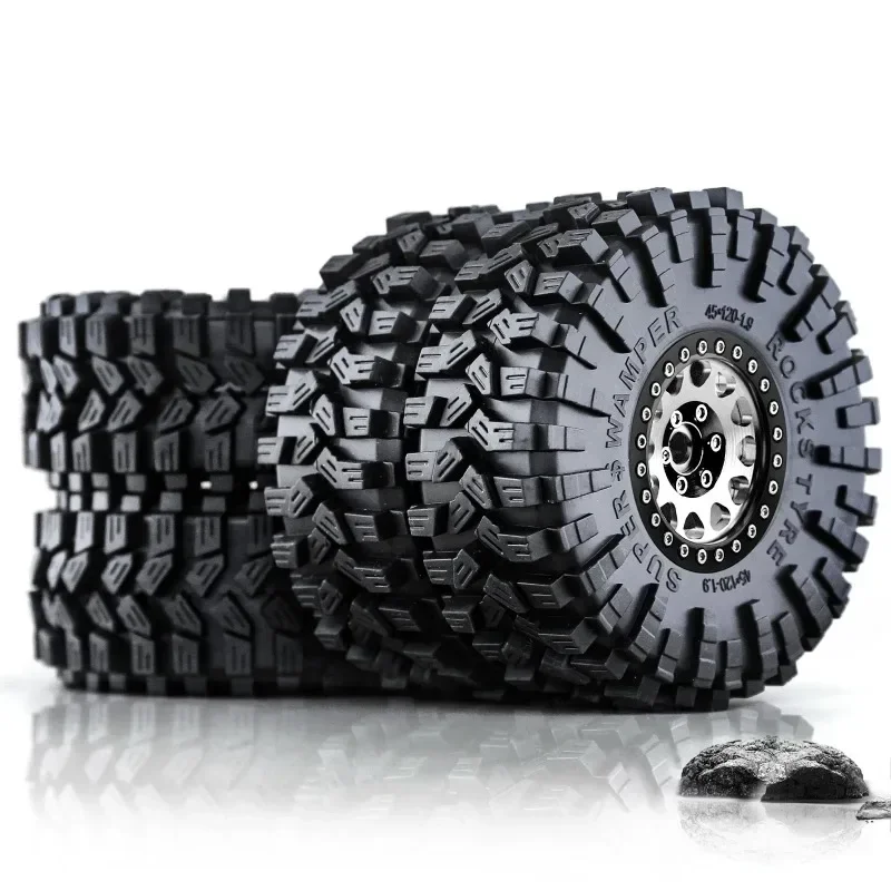 4pcs 120mm 1.9" Metal Beadlock Wheel Rim Rubber Tire Set for 1/10 RC Crawler Car Trxs TRX4 RC4WD D90 Axial SCX10 II III MST
4pcs 120mm 1.9" Metal Beadlock Wheel Rim Rubber Tire Set for 1/10 RC Crawler Car Trxs TRX4 RC4WD D90 Axial SCX10 II III MST