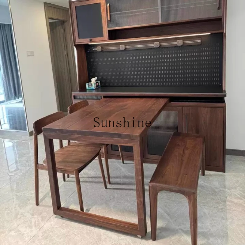 Nordic solid wood dining side cabinet integrated against the wall storage living room home kitchen storage furniture
Nordic solid wood dining side cabinet integrated against the wall storage living room home kitchen storage furniture