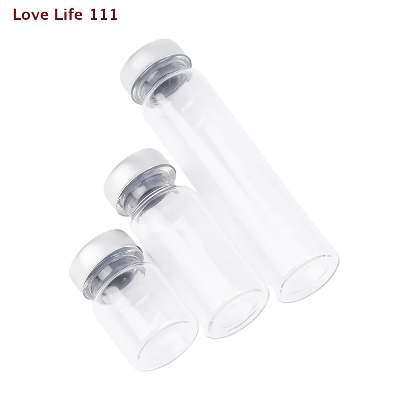 New 10 Pack 5/10/20ml Sealed Sample Vials Transparent Glass Vials With Self Injection Port
New 10 Pack 5/10/20ml Sealed Sample Vials Transparent Glass Vials With Self Injection Port