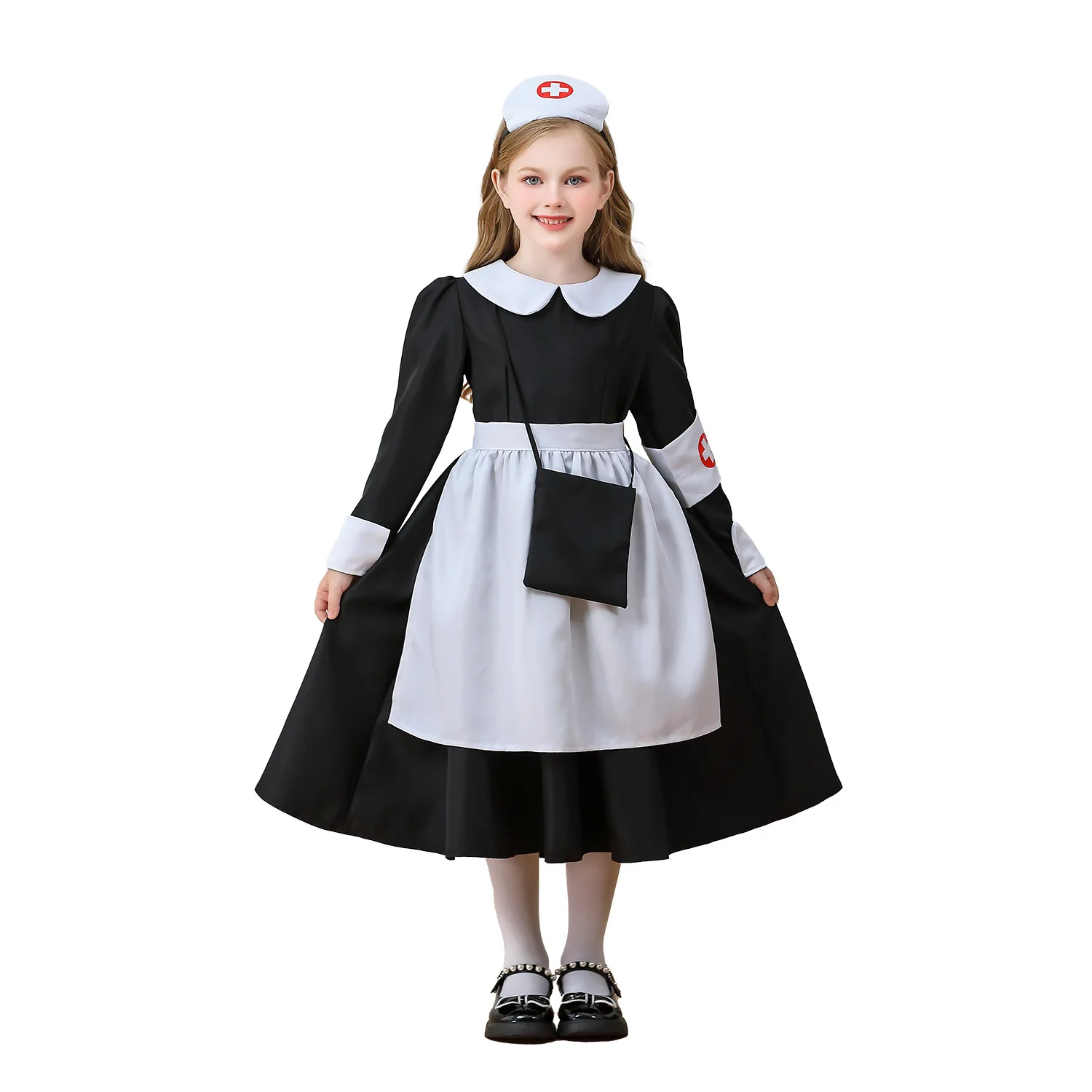 Halloween Children's Costume Nurse Doctor Uniform Girls' Dress Cosplay Performance Clothes Polyester Fiber School Uniform
Halloween Children's Costume Nurse Doctor Uniform Girls' Dress Cosplay Performance Clothes Polyester Fiber School Uniform