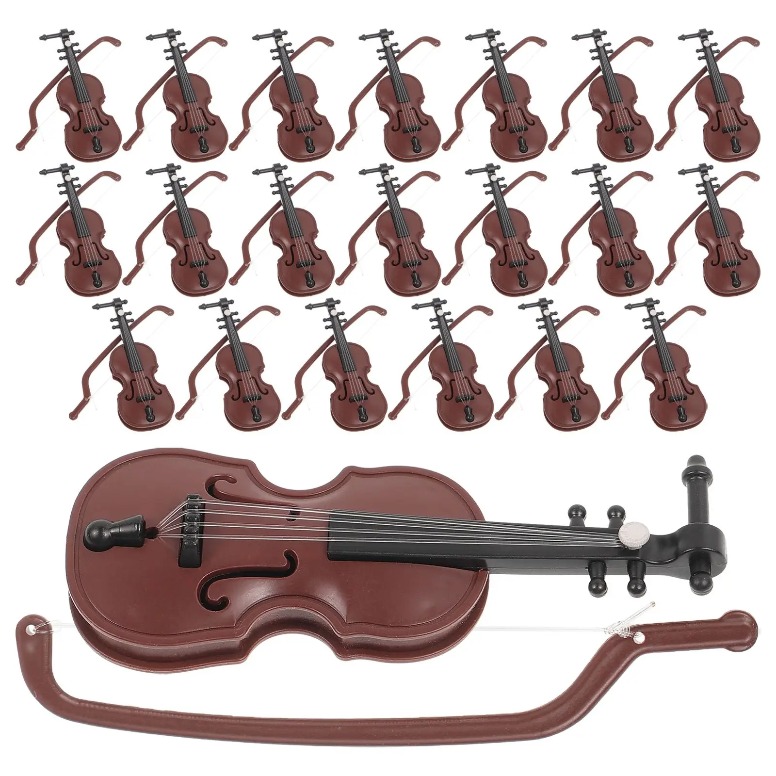 20 Sets Wood Grain Violin Pendant Mini Bulk House Trinkets Christmas Decor Musical Instrument Models Desktop Decorations
20 Sets Wood Grain Violin Pendant Mini Bulk House Trinkets Christmas Decor Musical Instrument Models Desktop Decorations