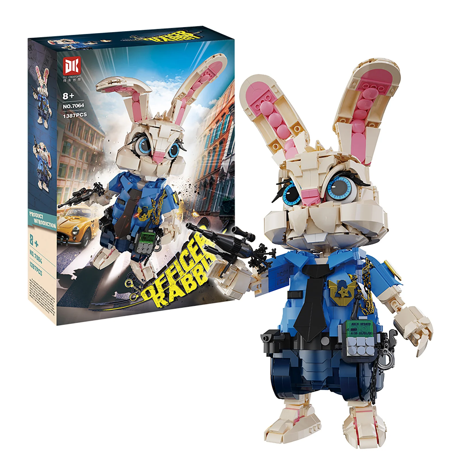 Creative Animal Construction Set - Animal Rabbit Police Officer DIY STEM Educational Toys for Kids
Creative Animal Construction Set - Animal Rabbit Police Officer DIY STEM Educational Toys for Kids