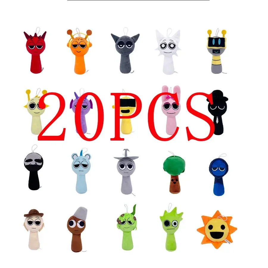 2025 20PCS Sprunki Incredibox Plush Toys Sprunki Stuffed Dolls Sprunki Game Plushie Peluches Oren Stuffed As a birthday gift
2025 20PCS Sprunki Incredibox Plush Toys Sprunki Stuffed Dolls Sprunki Game Plushie Peluches Oren Stuffed As a birthday gift