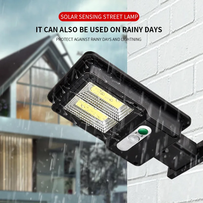 Solar Street Light Outdoor Solar LED Light with Waterproof Motion Sensor Security Lighting Garden Yard Path Street Decoration
Solar Street Light Outdoor Solar LED Light with Waterproof Motion Sensor Security Lighting Garden Yard Path Street Decoration