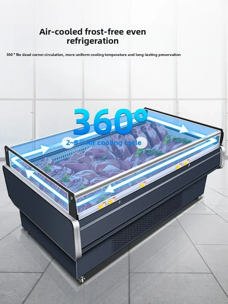ZK open fruit fresh-keeping cabinet commercial fresh refrigerated air curtain display cabinet fruit fishing
ZK open fruit fresh-keeping cabinet commercial fresh refrigerated air curtain display cabinet fruit fishing