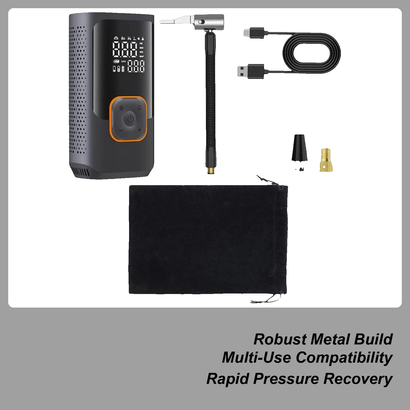 Надувной насос для автомобильных шин, портативный компрессор для электромобилей, насос для автомобильных шин для трактора, велосипеда, грузовика, мяча, надувные лодки для мотоцикла, велосипеда
Надувной насос для автомобильных шин, портативный компрессор для электромобилей, насос для автомобильных шин для трактора, велосипеда, грузовика, мяча, надувные лодки для мотоцикла, велосипеда